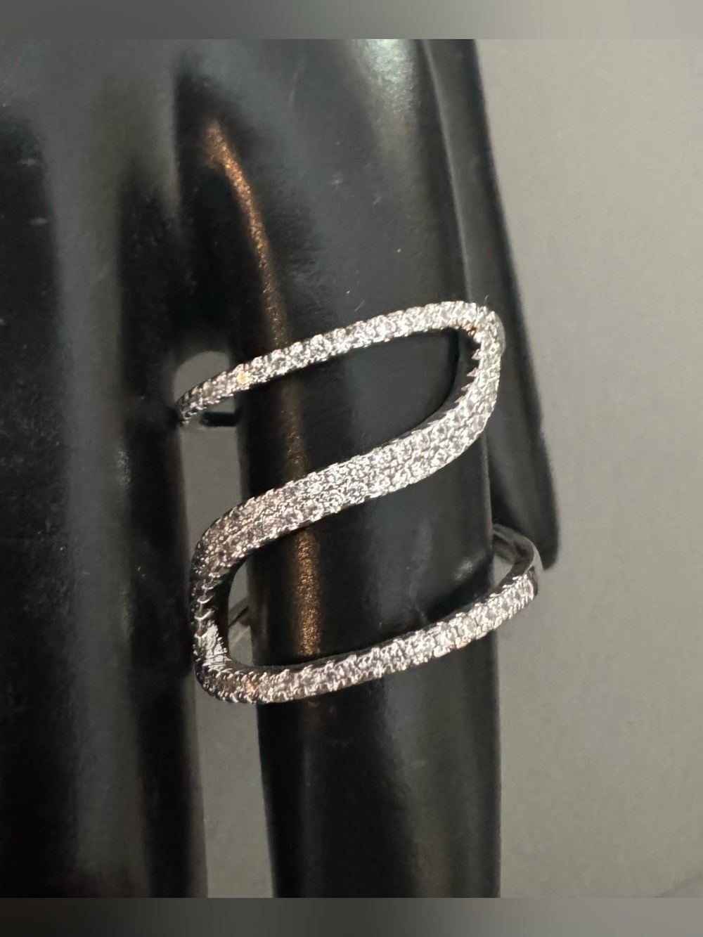 Crystal wrap ring - Picture 3 of 5